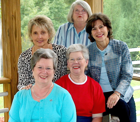 Columbia SC 10/2008
(Top to Bottom)Leslie Terry Hazzard,
Betty Barger Disher, Willa McKee Burdette, Susan Smith Jenkins, Ruth Luhn Palassis